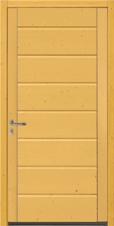 Hormann M-Ribbed Timber Side Door - 2. LTH 40 M Ribbed